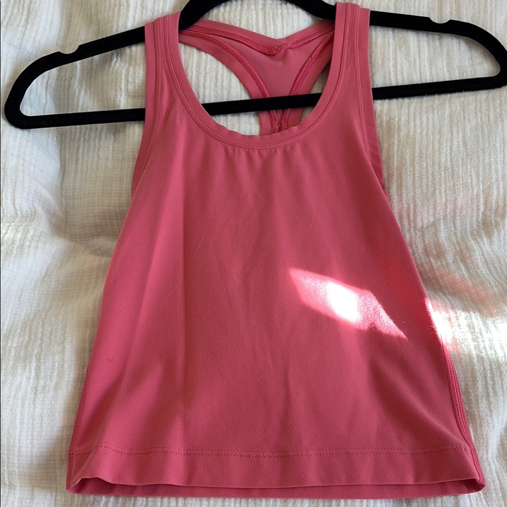Pink Racerback Tank Top